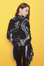 Load image into Gallery viewer, Black Marble Shawl
