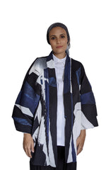 Load image into Gallery viewer, LS x Inkten: Geo Flow Pleated Kimono
