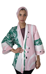 Load image into Gallery viewer, Eid 2021: Bawang Merah Pleated Kimono
