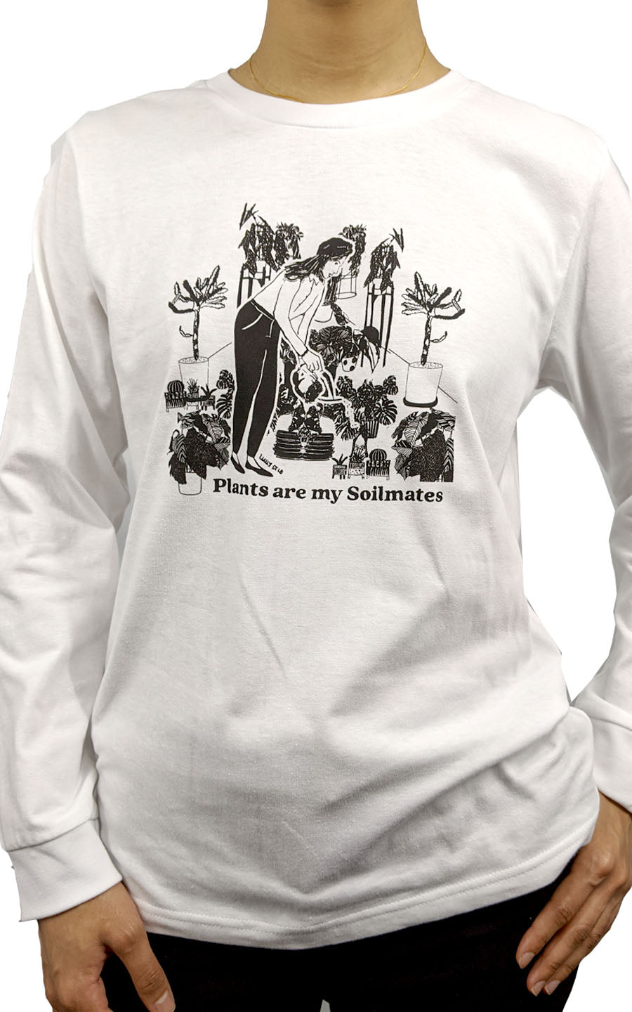 Plant LS Girl Long Sleeved T-Shirt