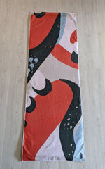 Load image into Gallery viewer, #LSlife Desert Swirls Yoga Mat Towel

