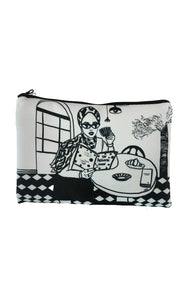 Cafe LS Girl Zipped Pouch