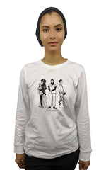 Load image into Gallery viewer, Super Women Long Sleeved T-Shirt - White

