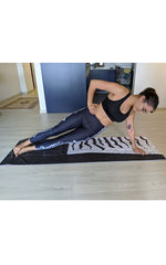 Load image into Gallery viewer, #LSlife Graphic Yoga Mat Towel
