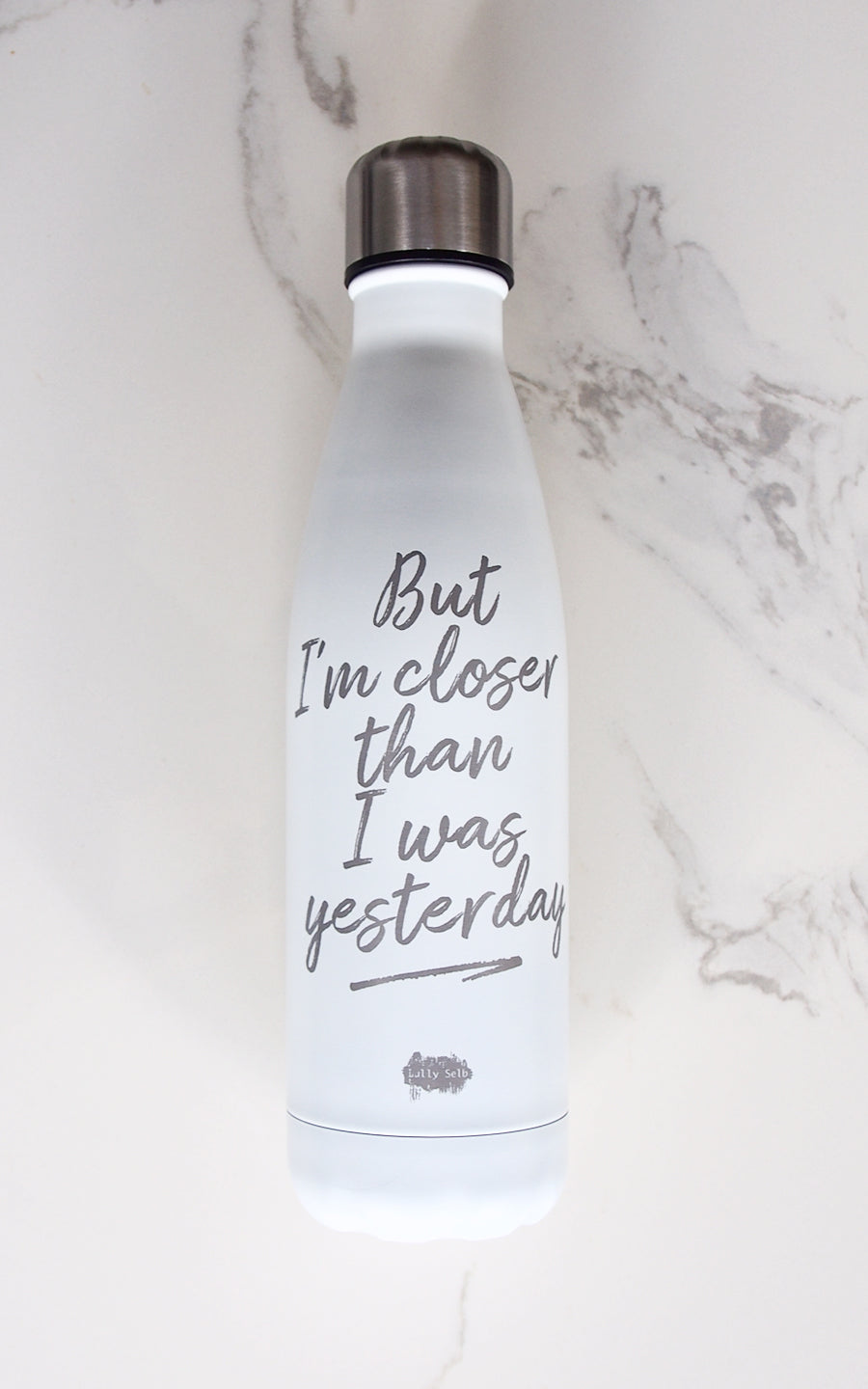 #LSlife Water Bottle – White
